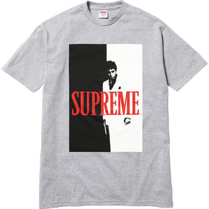 SUPREME/SCARFACE - SPLIT TEE (HEATHER GREY) - SPL1