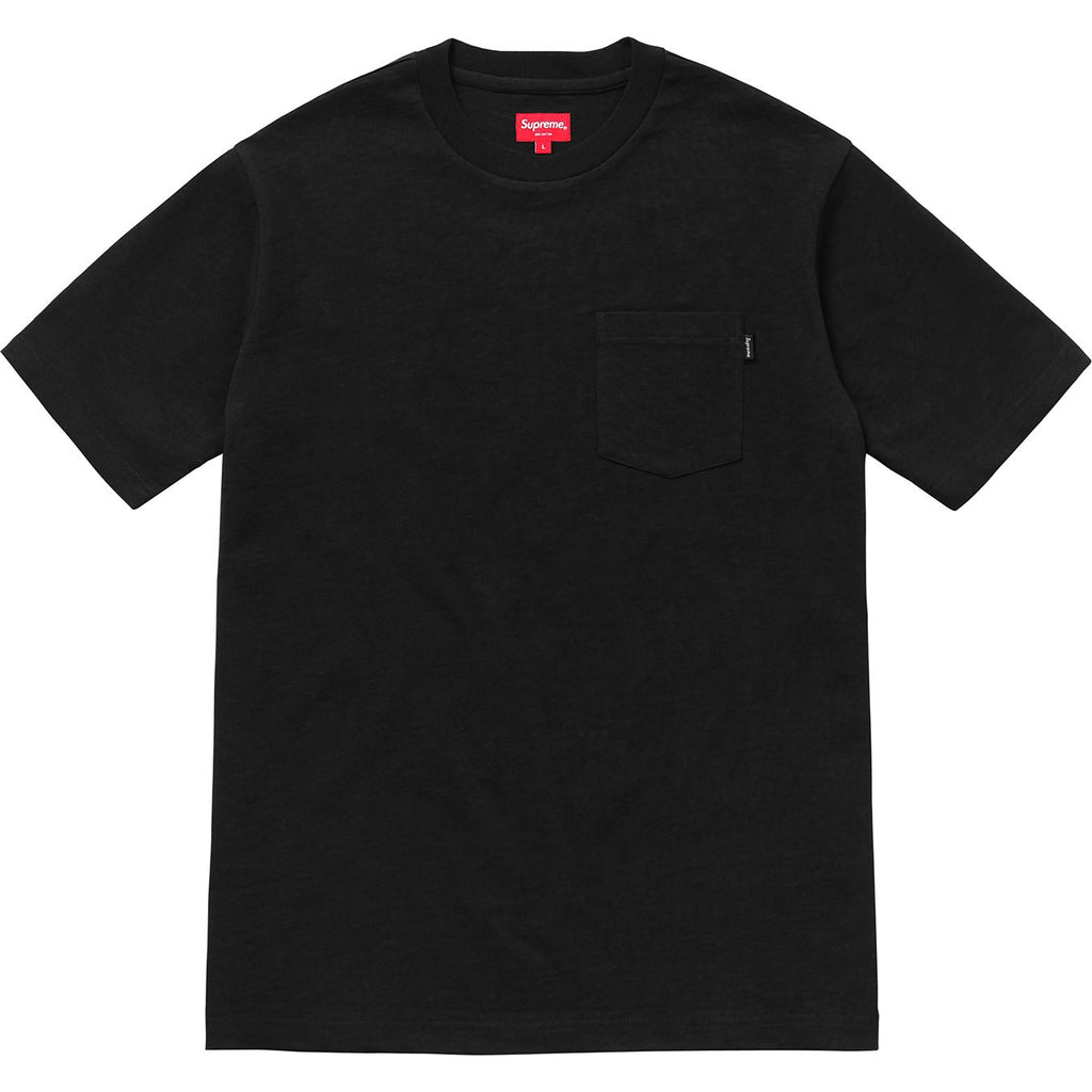 SUPREME - S/S POCKET TEE F/W '18 (BLACK) - SSBLK