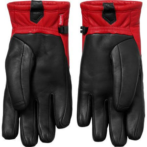 SUPREME/THE NORTH FACE - LEATHER GLOVES (RED) - SUPREME-THE_NORTH_FACE_-_LEATHER_GLOVES_RED_2