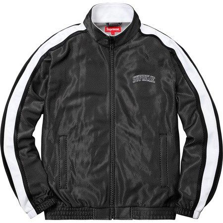 SUPREME - BONDED MESH TRACK JACKET (BLACK) - SUPREME_-_BONDED_MESH_TRACK_JACKET_BLACK_1