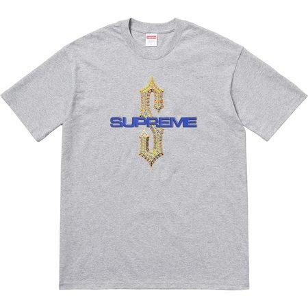 SUPREME - DIAMONDS TEE (HEATHER GREY) - SUPREME_-_DIAMONDS_TEE_HEATHER_GREY_1