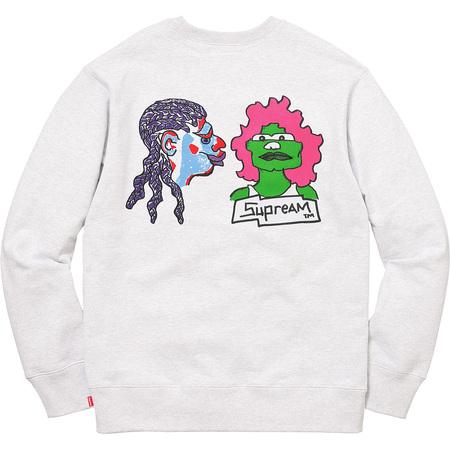SUPREME - GONZ HEADS CREWNECK (ASH GREY) - SUPREME_-_GONZ_HEADS_CREWNECK_ASH_GREY_2