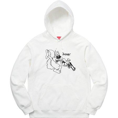 SUPREME - LEE HOODED SWEATSHIRT (WHITE) - SUPREME_-_LEE_HOODED_SWEATSHIRT_WHITE_1