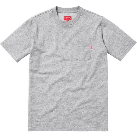 SUPREME - POCKET TEE (HEATHER GREY) - SUPREME_-_POCKET_TEE_HEATHER_GREY_1