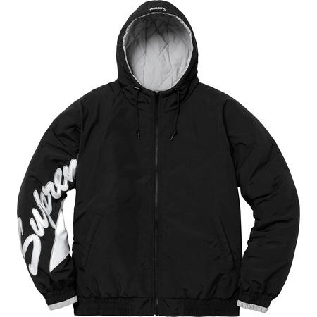 SUPREME - SLEEVE SCRIPT SIDELINE JACKET (BLACK) - SUPREME_-_SLEEVE_SCRIPT_SIDELINE_JACKET_BLACK_1