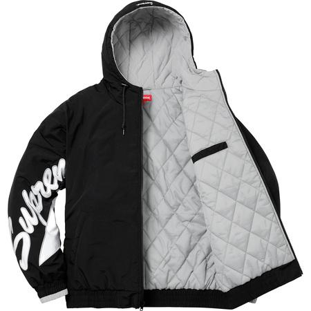 SUPREME - SLEEVE SCRIPT SIDELINE JACKET (BLACK) - SUPREME_-_SLEEVE_SCRIPT_SIDELINE_JACKET_BLACK_2