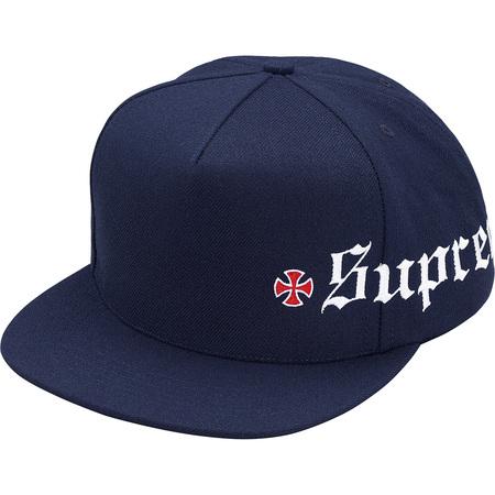 SUPREME/INDEPENDENT - OLD ENGLISH 5-PANEL (NAVY) - SUPREME_INDEPENDENT_-_OLD_ENGLISH_5-PANEL_NAVY_1