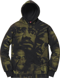 SUPREME/MALCOM X - HOODED SWEATSHIRT - SUPREME_MALCOM_X_-_HOODED_SWEATSHIRT_1