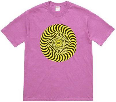 SUPREME/SPITFIRE - CLASSIC SWIRL TEE (PURPLE) - SWIRL