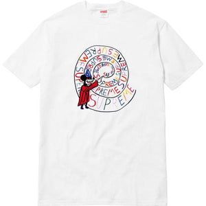 SUPREME/JOE ROBERTS - SWIRL TEE (WHITE) - SWIWHT