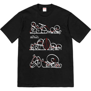 SUPREME - SYSTEM TEE (BLACK) - SYSBLK