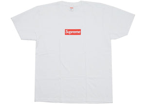 SUPREME - 20TH ANNIVERSARY BOX LOGO TEE (2014)(WHITE)(USED) - Supreme-20th-Anniversary-Box-Logo-Tee-White