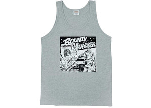 SUPREME/BARRINGTON LEVY & JAH LIFE - BOUNTY HUNTER TANK TOP (GREY) - Supreme-Barrington-Levy-Jah-Life-Bounty-Hunter-Tank-Top-Grey