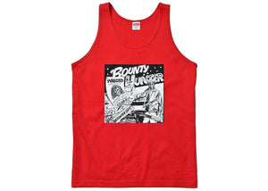 SUPREME/BARRINGTON LEVY & JAH LIFE - BOUNTY HUNTER TANK TOP (RED) - Supreme-Barrington-Levy-Jah-Life-Bounty-Hunter-Tank-Top-Red