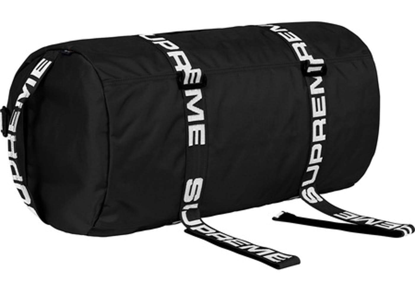 SUPREME - LARGE DUFFLE BAG S/S '18 (BLACK) - Supreme-Duffle-Bag-SS18-Black-3