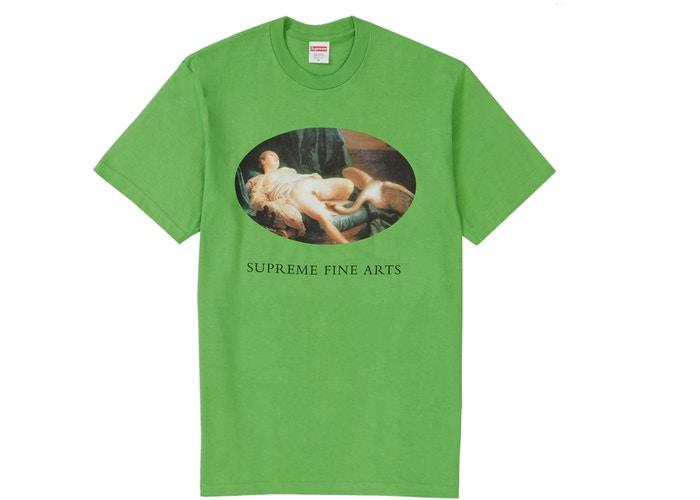 SUPREME - LEDA AND THE SWAN TEE (GREEN) - Supreme-Leda-and-the-Swan-Tee-Green