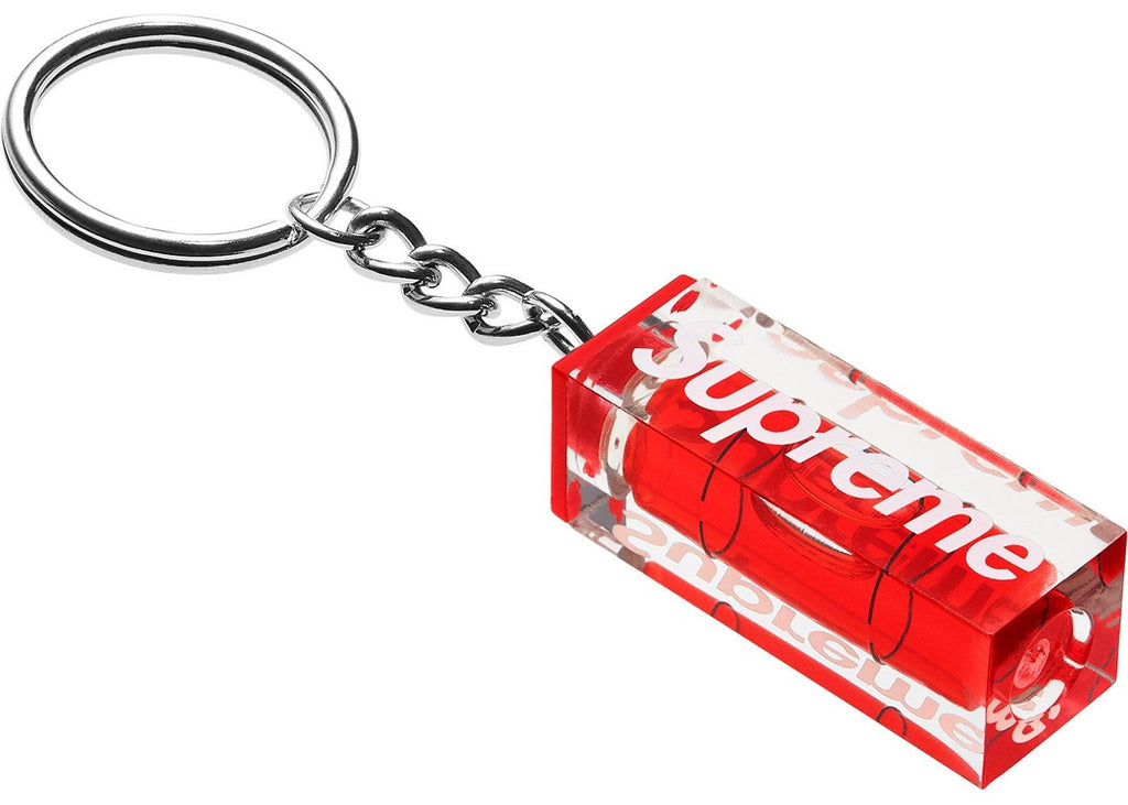 SUPREME - LEVEL KEYCHAIN (RED) - Supreme-Level-Keychain-Red