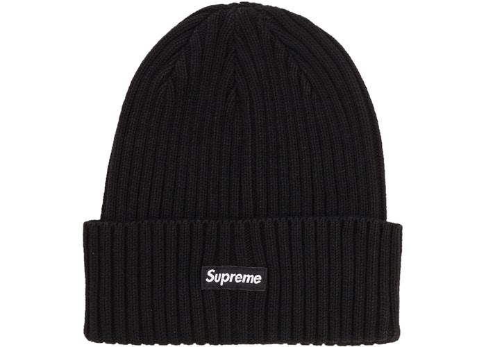 SUPREME - OVERDYED BEANIE (BLACK)(USED) - Supreme-Overdyed-Beanie-Black