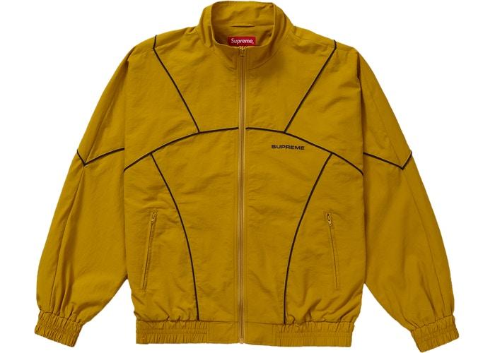 SUPREME - PIPING TRACK JACKET (MUSTARD) - Supreme-Piping-Track-Jacket-SS19-Gold