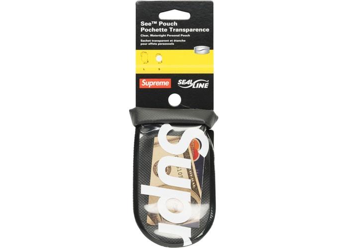 SUPREME - SEALLINE SEE POUCH SMALL (BLACK) - Supreme-SealLine-See-Pouch-Small-Black
