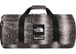 SUPREME/THE NORTH FACE - SNAKESKIN FLYWEIGHT DUFFLE BAG (BLACK) - Supreme-The-North-Face-Snakeskin-Flyweight-Duffle-Bag-Black