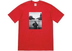 SUPREME/UNDERCOVER/PUBLIC ENEMY - WHITE HOUSE TEE (RED) - Supreme-UNDERCOVERPublic-Enemy-White-House-Tee-Red