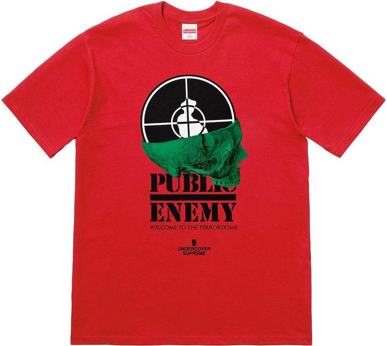 SUPREME/UNDERCOVER/PUBLIC ENEMY - TERRORDOME TEE (RED) - TERRED