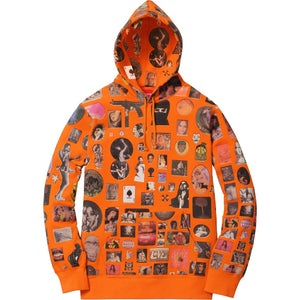 SUPREME - THRILLS HOODED SWEATSHIRT (ORANGE) - THR1