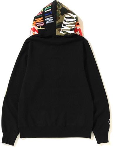 BAPE - TIGER FULL ZIP HOODED SWEATSHIRT (BLACK) - TIGER2