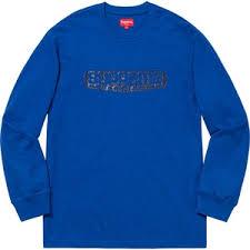 SUPREME - TECH L/S TEE (ROYAL) - TT5