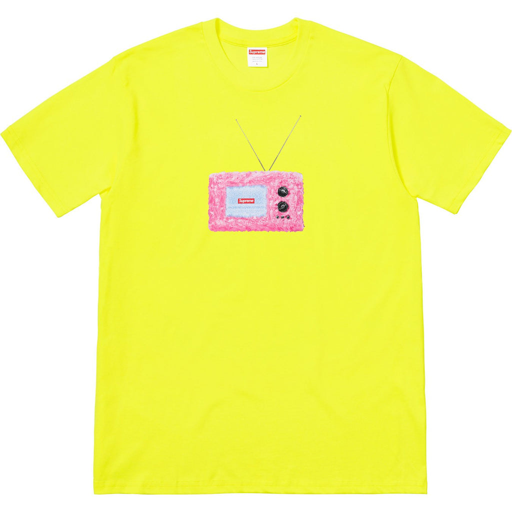 SUPREME - TV TEE (BRIGHT YELLOW) - TVYLW