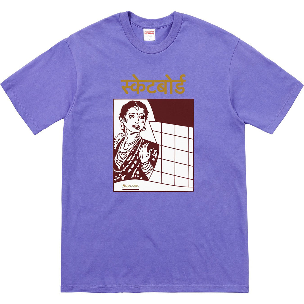 SUPREME - BOMBAY TEE (LT PURPLE) - UO13Q3sPkxI