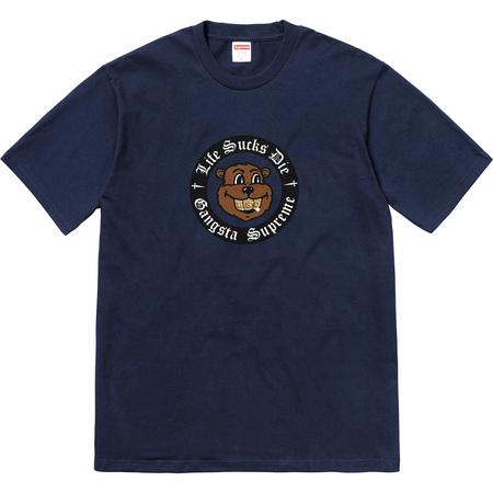 SUPREME - LIFE SUCKS DIE TEE (NAVY) - UjcZKZJLmqY