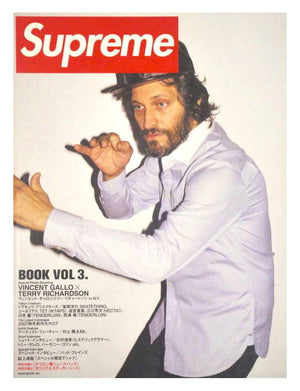 SUPREME - BOOK VOL. 3 (VINCENT GALLO/TERRY RICHARDSON) - VOL3