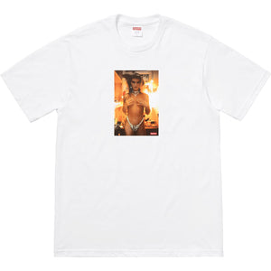 SUPREME/NAN GOLDIN - KIM IN RHINESTONE TEE (WHITE) - WHTNAN