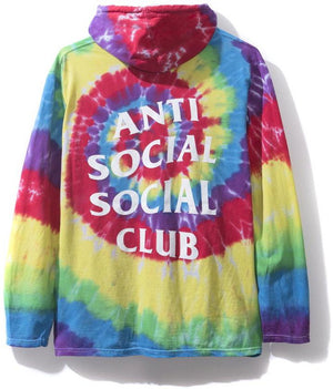 ANTI SOCIAL SOCIAL CLUB - WOODSTOCK L/S HOODED TEE - WOOD1