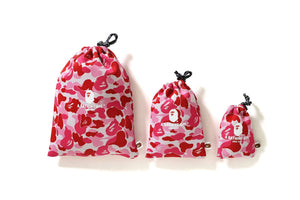 BAPE - GADGET POUCH SET (PINK CAMO) - bape-camouflage-gadget-pouch-set-4