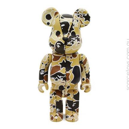 BE@RBRICK - BAPE (BROWN) 400% - bape_bearbrick_brown