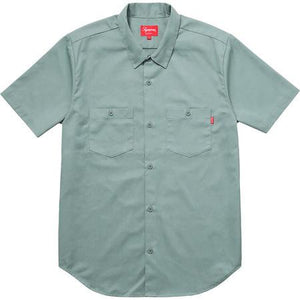 SUPREME/MICHAEL JACKSON - WORK SHIRT (GREEN) - eH-PbY02p4A