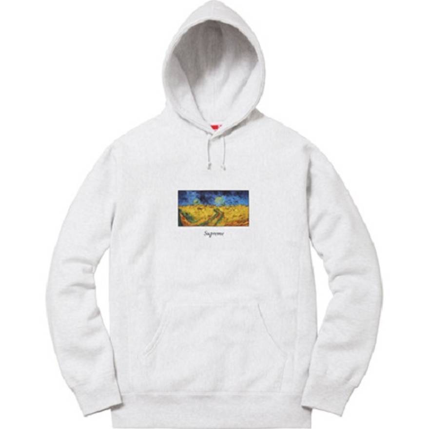 SUPREME/VAN GOGH - FIELD HOODIE (GREY) - field