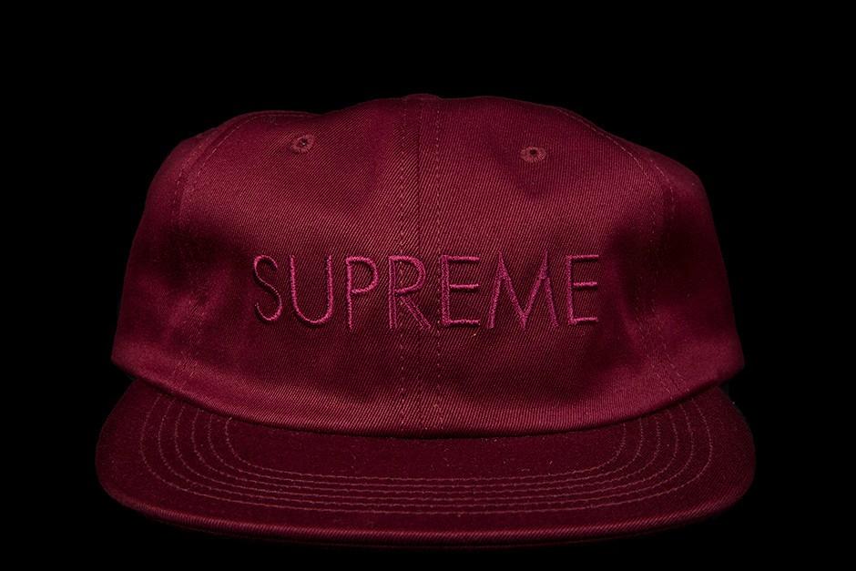 SUPREME - TONAL LOGO 6-PANEL (BURGUNDY) - fw15_20supreme_20tonal_206_20panel_20maroon_20blitz2