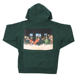 SUPREME - LAST SUPPER HOODED SWEATSHIRT (GREEN) - g7xj027-r1