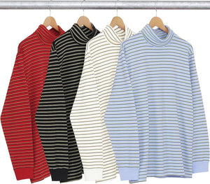 SUPREME - GOLD STRIPE TURTLE NECK - rAV4xJPjgag