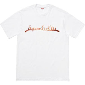 SUPREME - FUCK YOU TEE (WHITE) - rWXIaBUvmXY