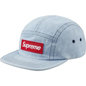 SUPREME - WASHED CHINO TWILL CAMP CAP (DENIM) - rp_NMRPNhvk