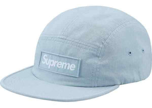 SUPREME - MILITARY CAMP CAP BOX LOGO (BLUE) - s-l600