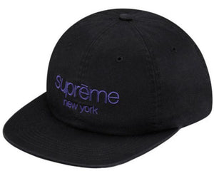 SUPREME - TWILL CLASSIC LOGO 6-PANEL (BLACK) - s-l640_2caf9ac8-3ba6-4b15-adac-459137c998ef