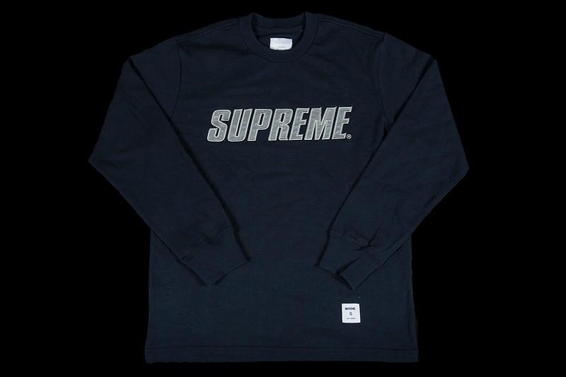SUPREME - REFLTICE L/S TOP (NAVY) - supreme_reflect_arch_crew_navy_1-l