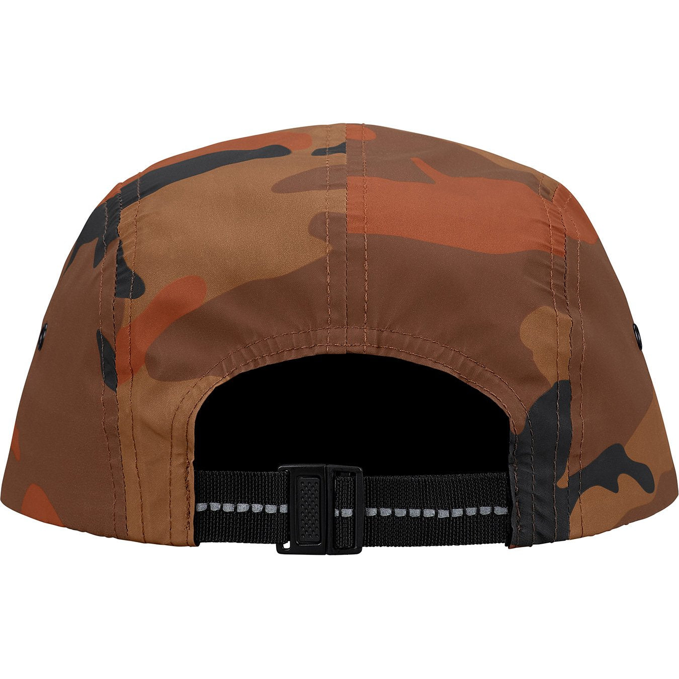 SUPREME - REFLECTIVE CAMO CAMP CAP (ORANGE) - uhdoZ74--zk