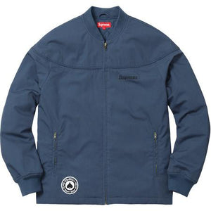 SUPREME/THRASHER - POPLIN CREW JACKET (NAVY) - wRaFcl3CFPo